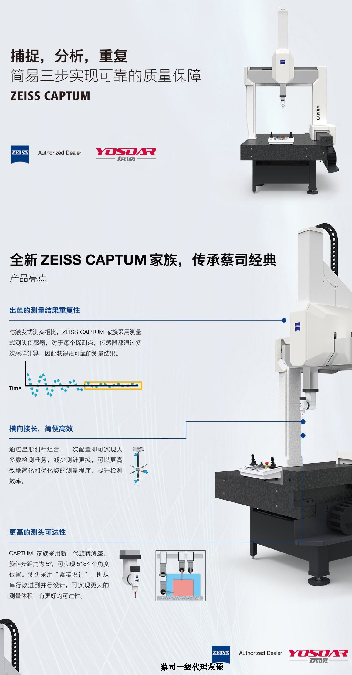 吉安蔡司三坐标CAPTUM